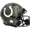 Peyton Manning Indianapolis Colts Autographed Riddell 2022 Salute to Service Speed Authentic Helmet