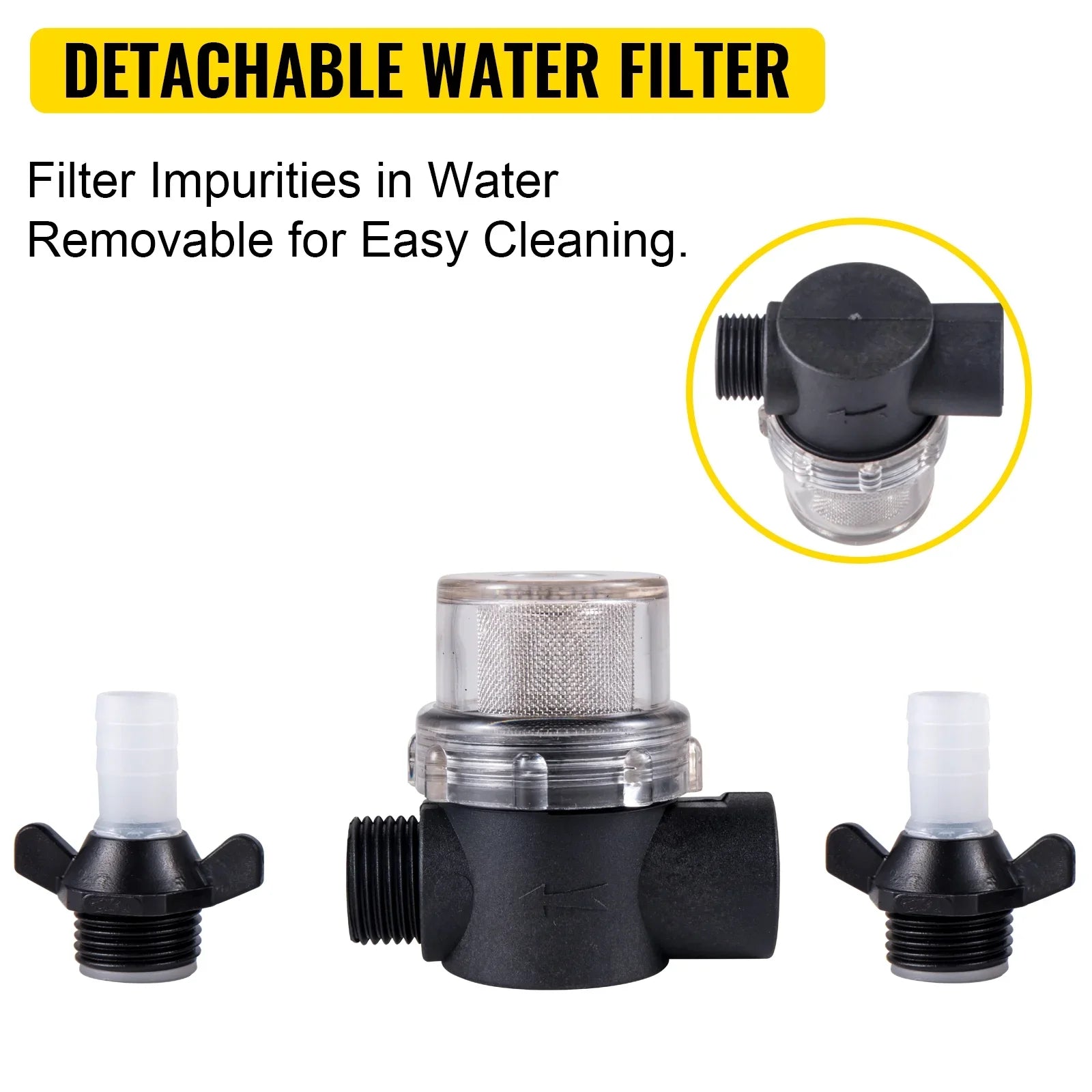 BENTISM RV Water Pump 5.3 GPM 5.5 Gallons Per Minute 12V Water Pump Automatic 70 PSI Diaphragm Pump with 25 Foot Coiled Hose Washdown Pumps for Vessel Caravan Rv Marine Yacht