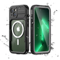 for iPhone 14 Case Magsafe, Waterproof with Built in Screen Protector, Heavy Duty Protective Wrap Phone Case iPhone 14 6.1 inch for Women/Men, Black