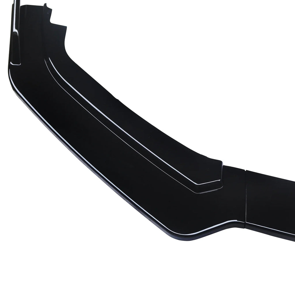 NINTE Front Bumper Lip for 2017-2023 Infiniti Q60 Gloss Black 3PCS