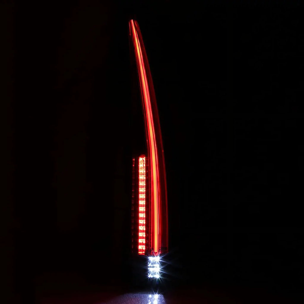 AKKON - For 2007 2008 2009 2010 2011 2012 2013 2014 Cadillac Escalade ESV 2 in 1 LED Tail Lights Set - Black