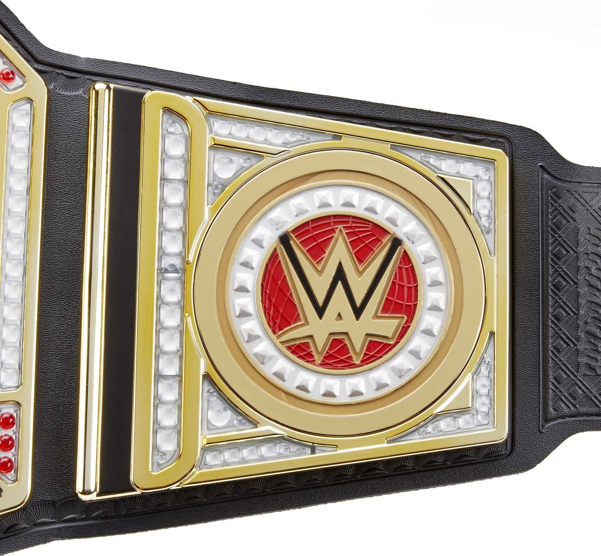 WWE Championship Showdown WWE Championship, Role-Play Title Belt with Metallic Sideplates