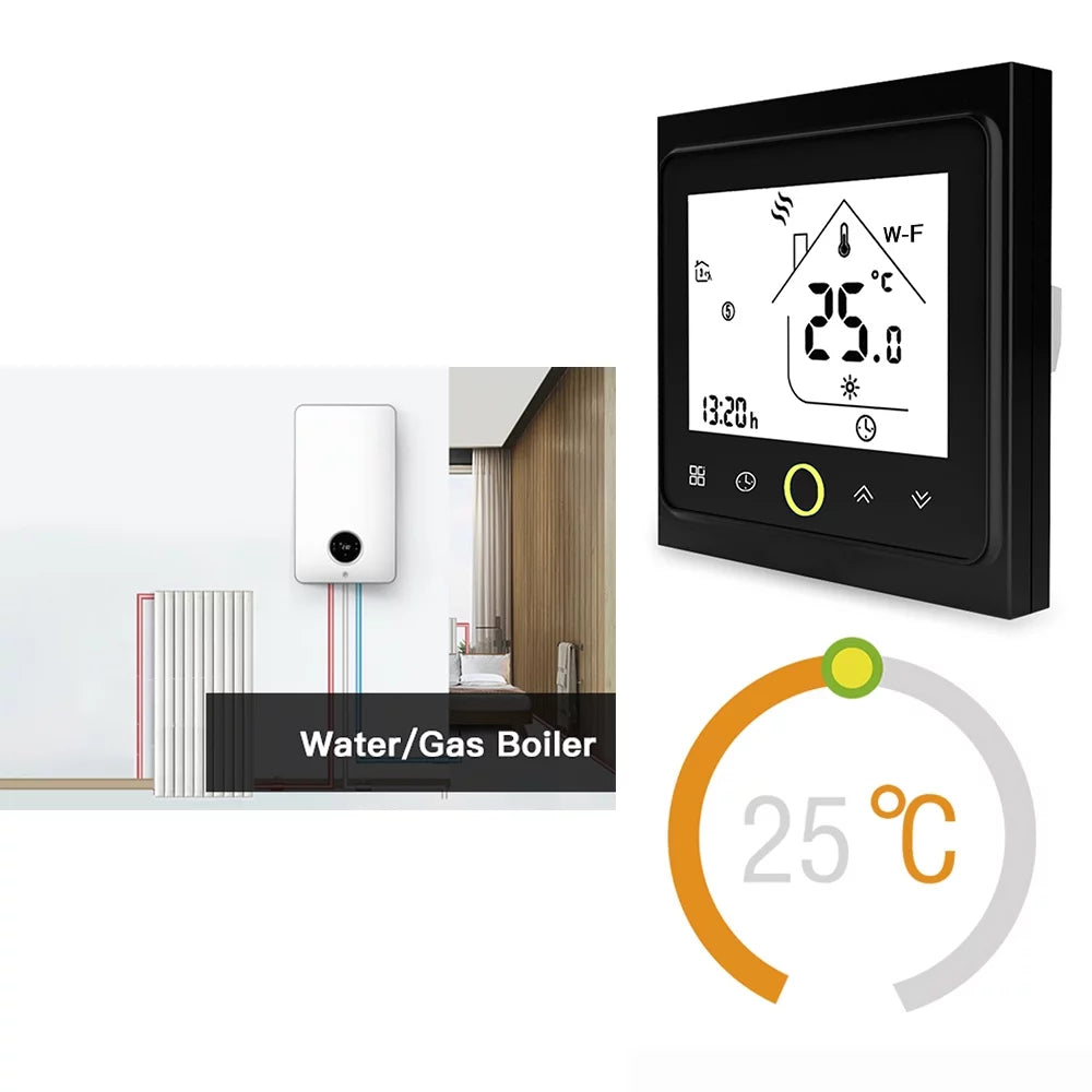 GoolRC Thermostat,5a Suitable With Fitting With / Water / Temperature App / -- Temperature Wi-fi Smart Temperature Boiler Smart Water