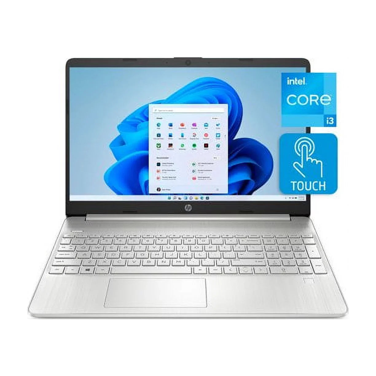 HP 15.6" FHD Touchscreen Business Laptop, 11th Gen Intel Core i3-1115G4 Processor, Windows 10 Pro, 12GB RAM, 512GB SSD, HDMI, Wi-Fi 5, Bluetooth, Fingerprint Reader, Silver