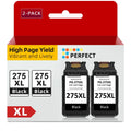 PG-275XL Black Ink Cartridge for Canon PG-275 Ink Fit for PIXMA TR4720 TS3520 TS3522 TS3500 TR4700 TR4722 Printers (2 Blacks, 2-Pack)