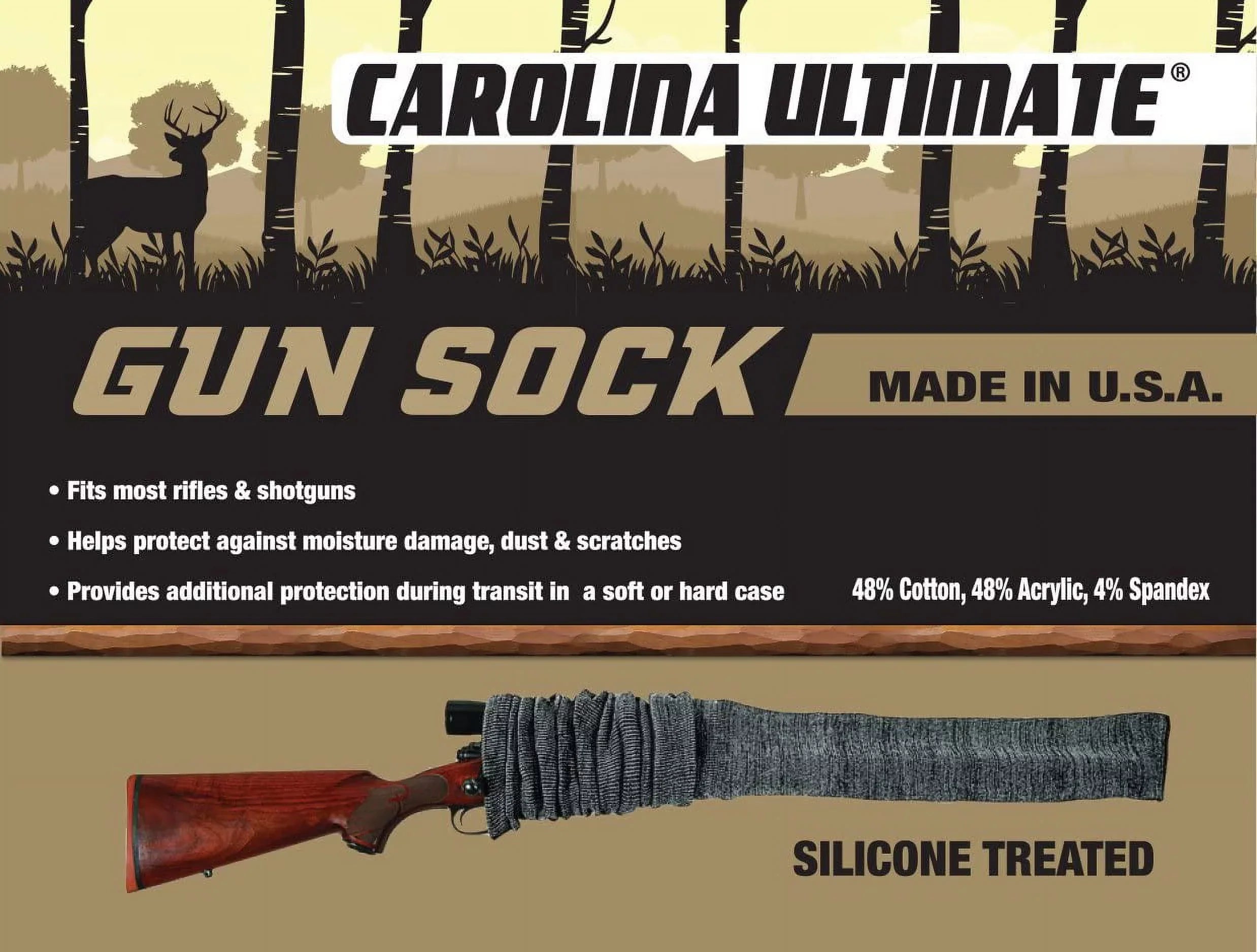 Carolina Ultimate Silicone Treated Knit Sock Shield for Firearms