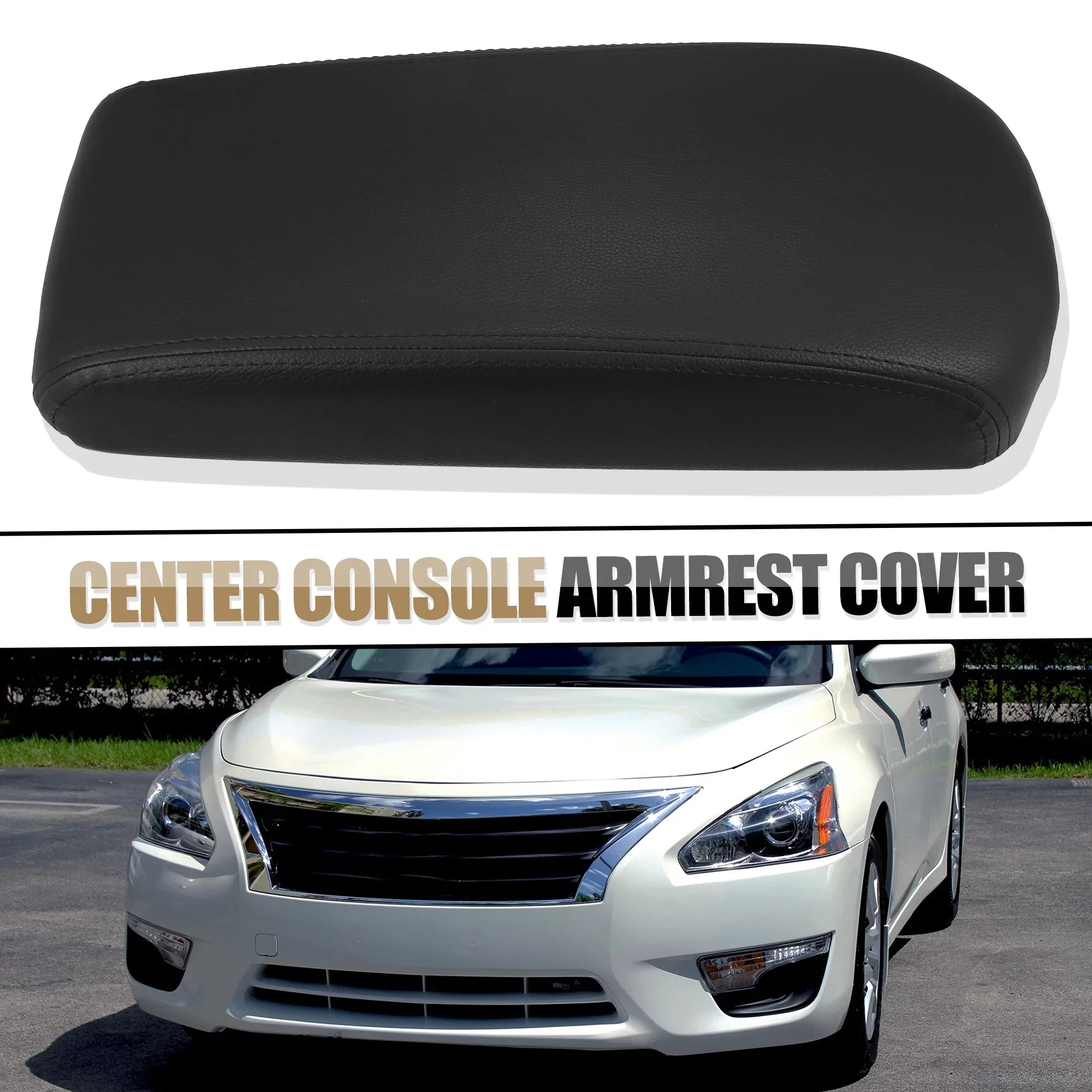 Unique Bargains Vehicle Center Console Wrap Replacement for Nissan Altima 2013 2014 2015 2016 2017 2018 Black