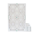 6 Pack of 12x25x1 MERV 13 Pleated Air Filters by Glasfloss. Actual Size: 11-1/2 x 24-1/2 x 7/9