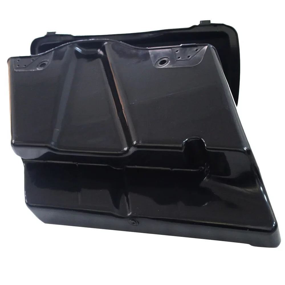 ZXMT 5" Stretched Extended Hard Saddlebags Unpainted Fit for 1993-2013 Harley Touring Models