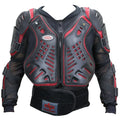 Perrini Red & Black CE Approved Full Body Armor Motorcycle Jacket - Medium