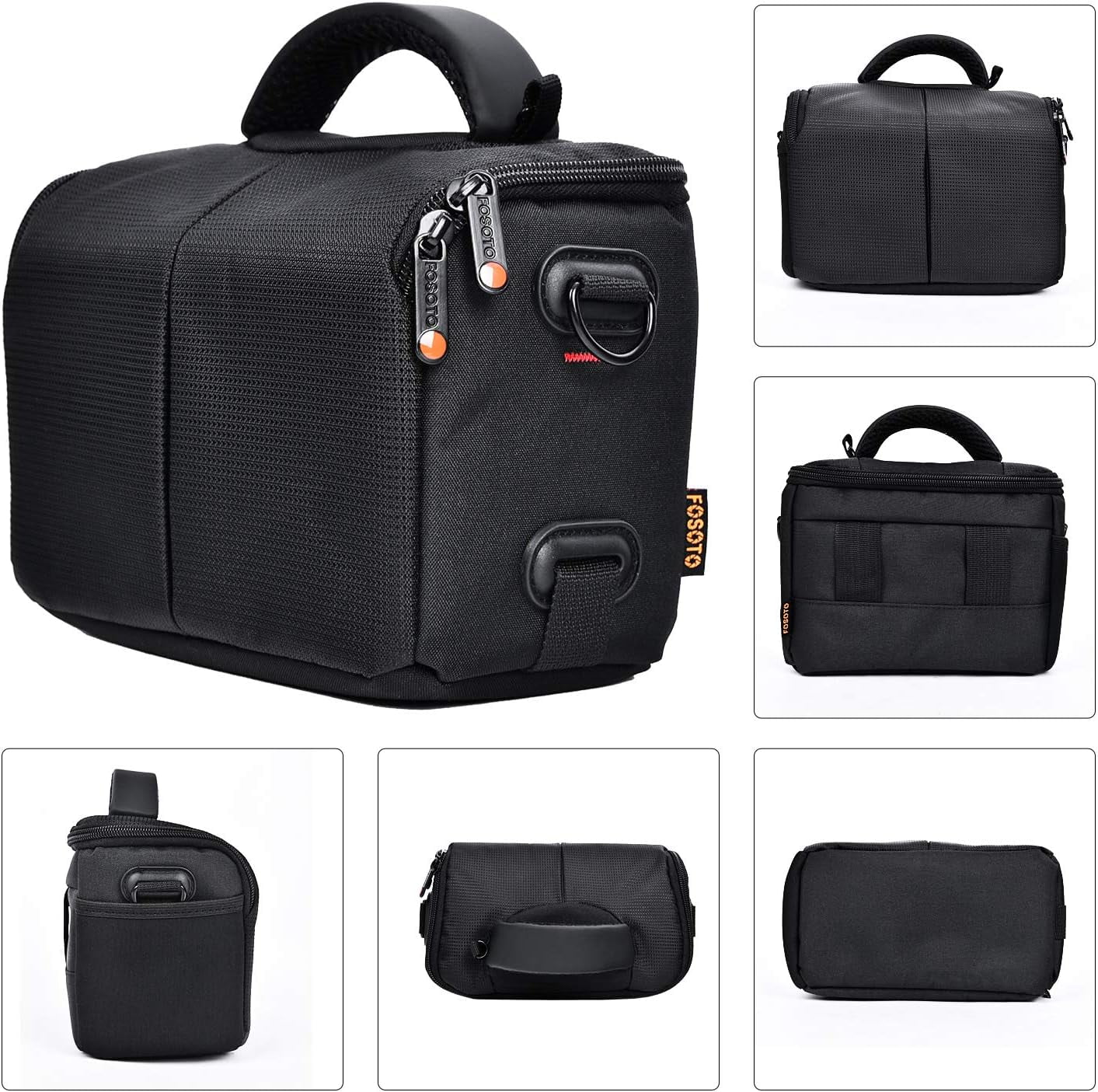 Waterproof Anti-shock Camera Case Bag Fitting for Canon Powershot SX540 SX530 SX60 SX420 HS M5,Nikon Coolpix L340 B500 B700 L330 L840 P610,Panasonic LUMIX,Sony a6000 Digital Camera