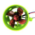 OWSOO 1000KV Underwater Brushless Motor Clockwise with with 4-Blade Propellers 12-24V Waterproof Electric Motor Drive Engine for Bait Craft Nest Ship