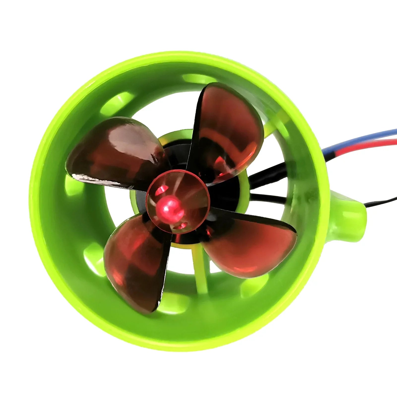 OWSOO 1000KV Underwater Brushless Motor Clockwise with with 4-Blade Propellers 12-24V Waterproof Electric Motor Drive Engine for Bait Craft Nest Ship