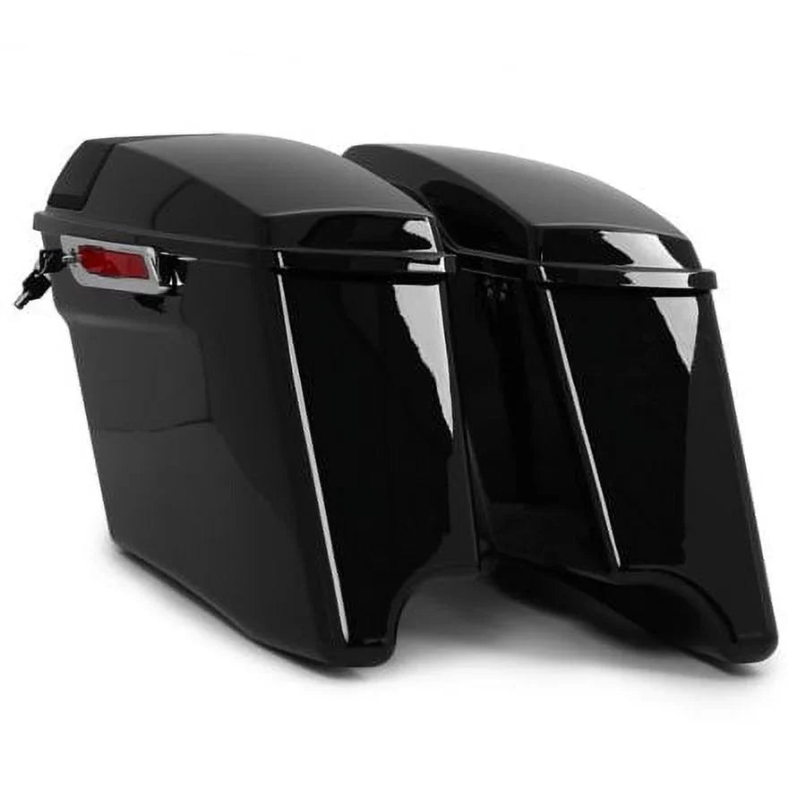 Kojem 5" CVO Hard Saddlebags w/Speaker Grills for Harley Touring Glide 14 15 16 17 18 19 20 21 22 23 with Audio Wrap