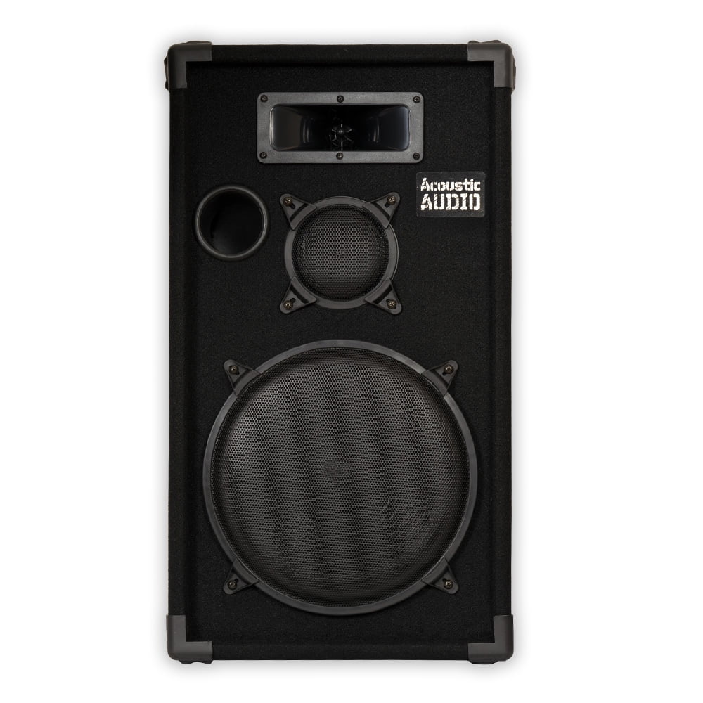 Acoustic Audio CR12 Passive 12" DJ Speaker 3-Way PA Karaoke Band Home Monitor