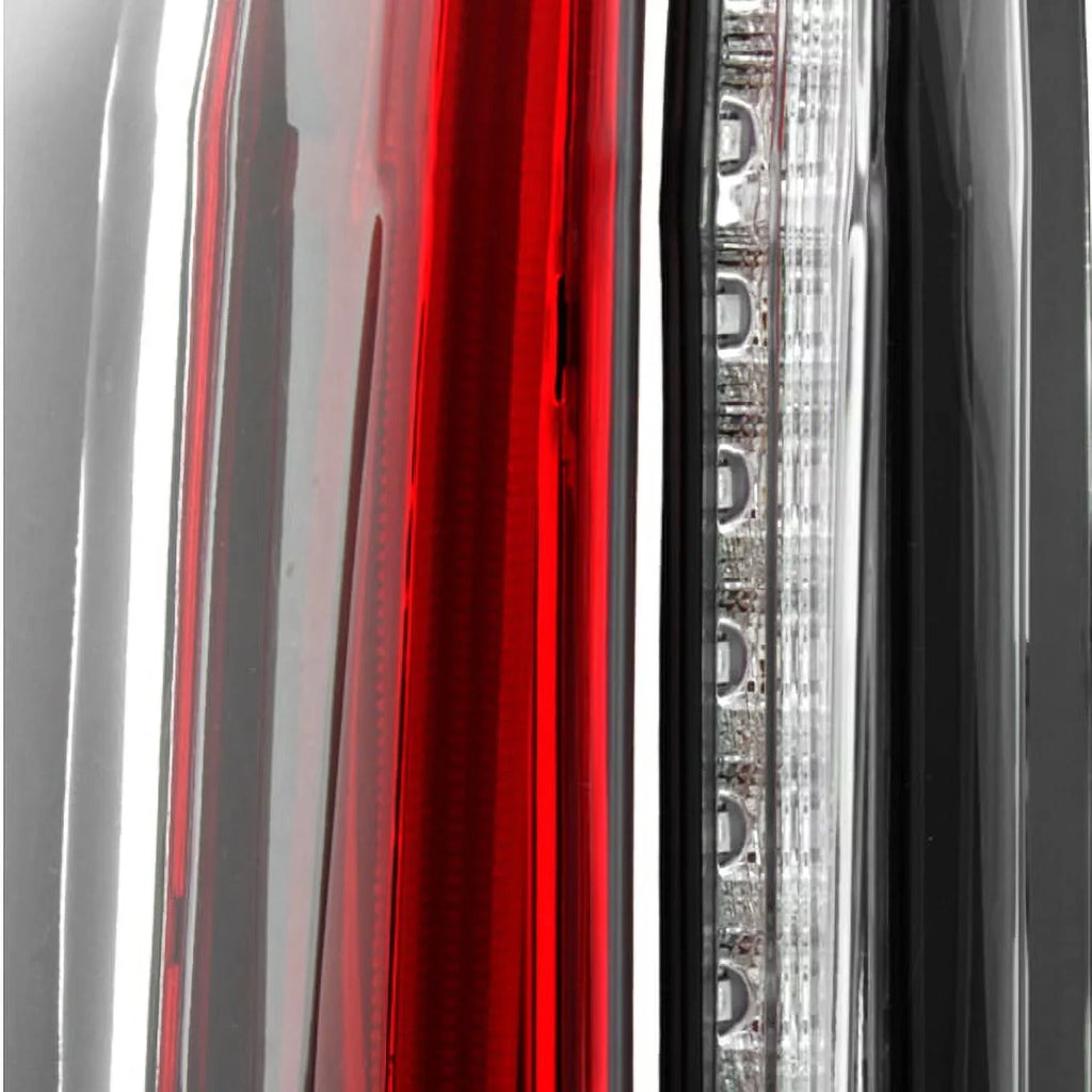 AKKON - For 2007 2008 2009 2010 2011 2012 2013 2014 Cadillac Escalade ESV 2 in 1 LED Tail Lights Set - Black