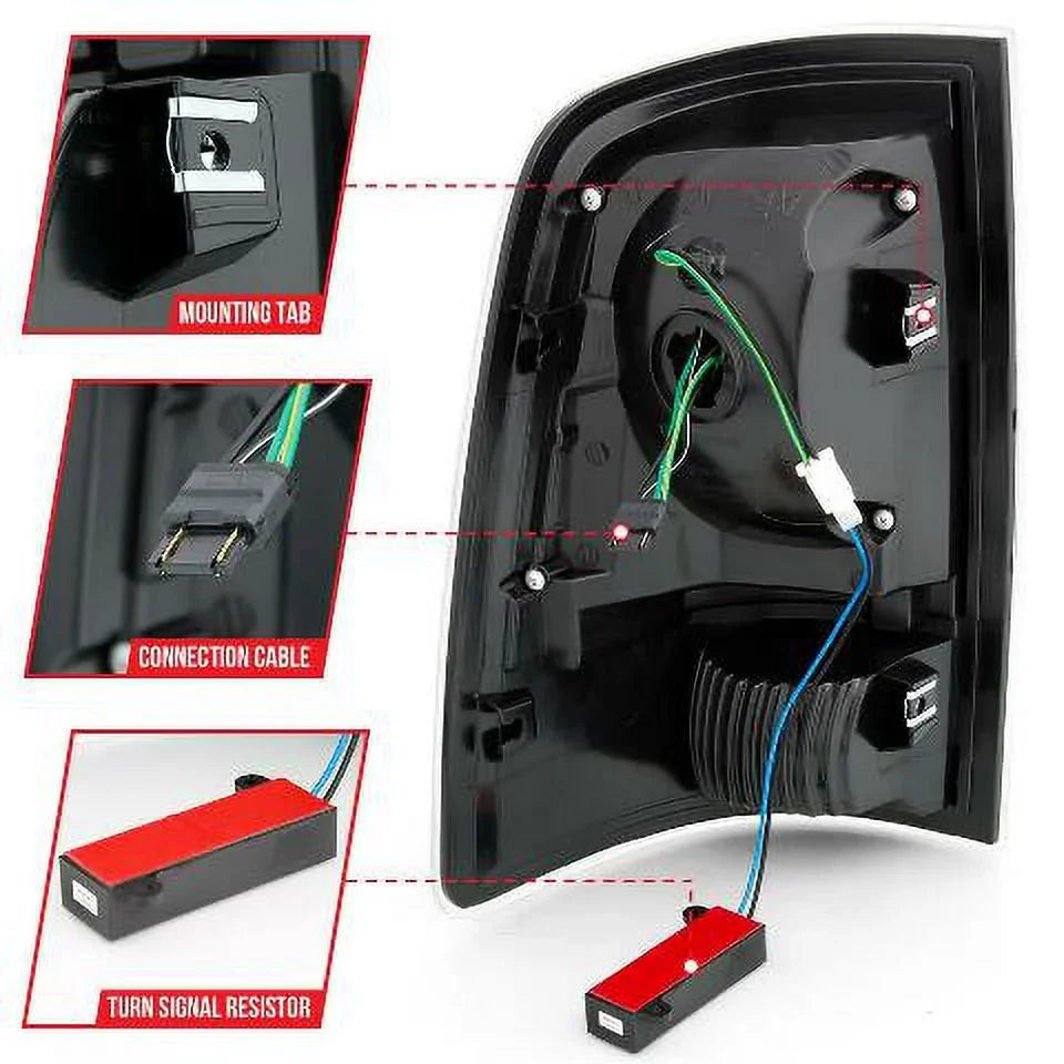 ANZO USA 311318 Tail Light Assembly Fits select: 2014-2019 RAM 1500, 2009-2012 DODGE RAM 1500