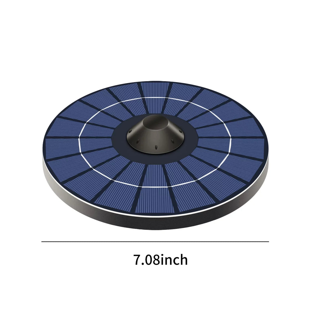 Mixfeer Solar Pond Aerator Oxygen Pump With Air Hose and Bubble Stone Water Pond Aerator Fish Oxygenator for Birdbath Fountain Small Pond Water Circulation