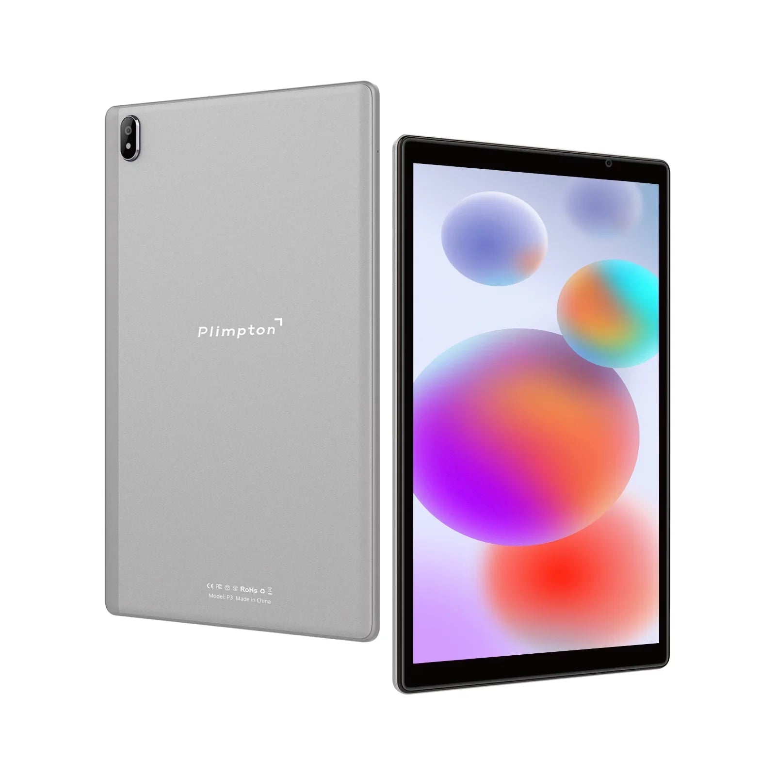 Plimpton PlimPad P3 10" Tablet, Android 11 Learn Tablet, 3GB RAM 32GB Storage, 1280x800, WiFi 6, Metal Casing - Gray