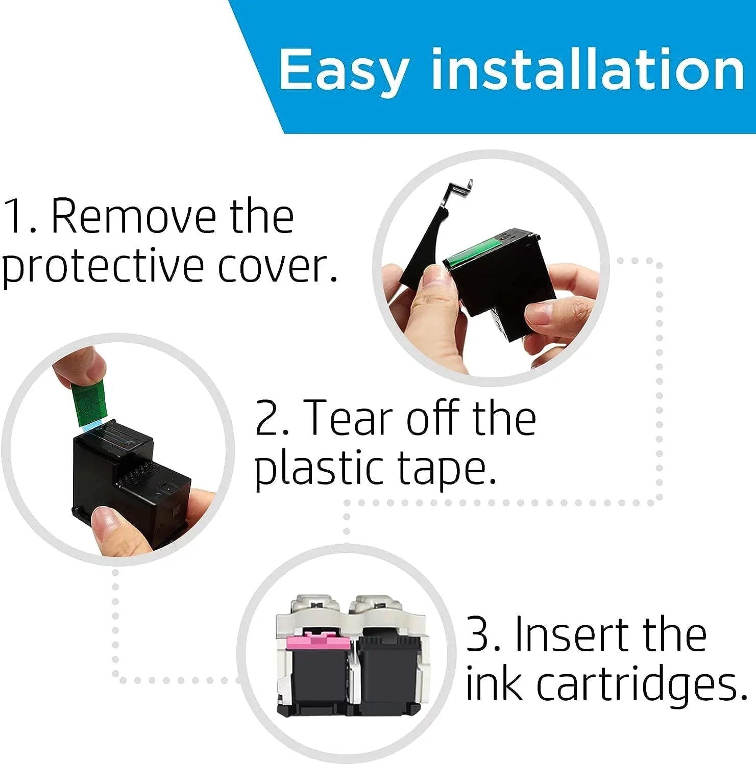 275XL 276XL Ink Cartridge Replacement for Canon PG-275 CL-276,High Yield for Canon 275 and 276 Multi Pack Ink Matching for PIXMA TS3520 TS3522 TS3500 TR4720 TR4700 TR4722 Printers(1Black 1 Color)
