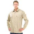Benchmark FR 9.5 Cal Really Nice Shirt Durable FR, Beige, X-Large (3 Units)