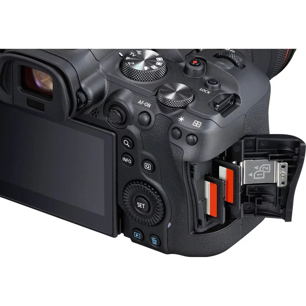 Canon EOS R6 Mirrorless Digital Camera (Body Only) - 12PC Accessory Bundle