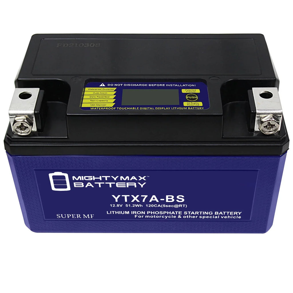 YTX7A-BS Lithium Replacement Battery Fitting with Peugeot Scooter 50 Tweet Evo 2014 - 4 Pack