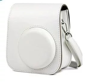 Fujifilm Instax Mini 11 Ice White Instant Camera Plus Matching Case, Photo Album and Fujifilm Character 10 Films (Macaron)