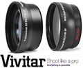 2Pc Lens Kit Hi-Definition Telephoto & Wide Angle Lens Set For Nikon D5300 D3300 (52mm Matching