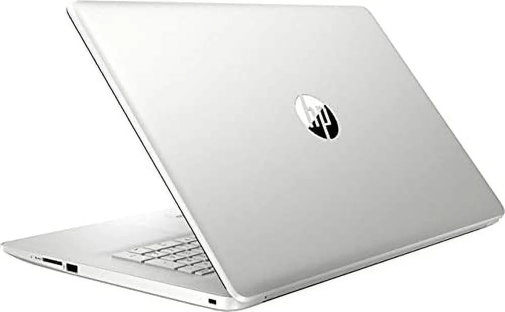 HP 2021 17.3" FHD IPS Laptop Computer 11th Intel Quad Core i5-1135G7, 16GB RAM 256GB SSD, Intel Iris Xe Graphics, USB-C Webcam WiFi HDMI Windows 10 S Silver+GOLDOXIS Card