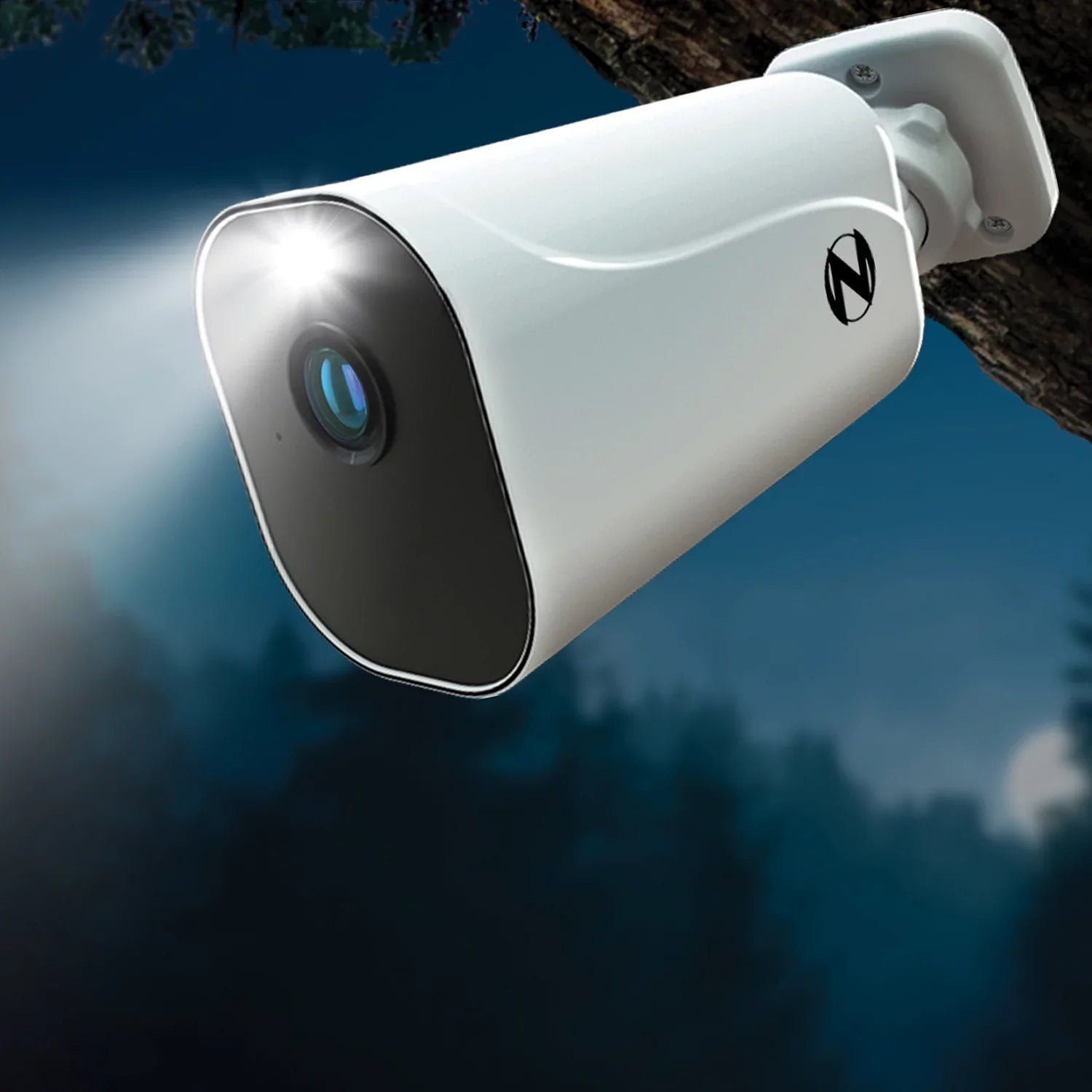 Night Owl 10 Channel 4K Wi-Fi NVR with 1TB Hard Drive and 3 Wire Free (Battery) 1080p HD Spotlight Cameras