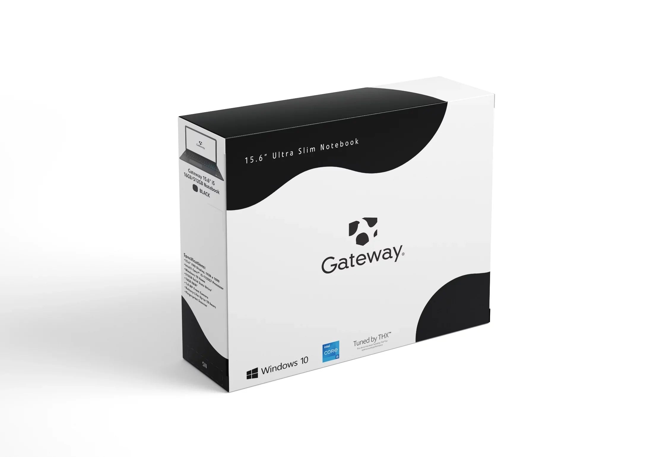Restored Gateway GWTN156-9BK 15.6" FHD i5-1135G7 2.4GHz Intel Iris Xe Graphics 16GB RAM 512GB SSD Win 10 Home Black (Refurbished)