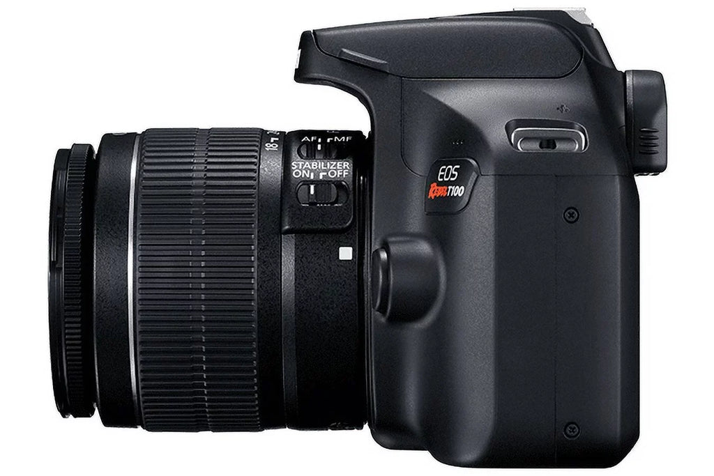 Canon EOS Rebel T100 / 4000D DSLR Camera with 18-55mm Lens + 64GB Card + More