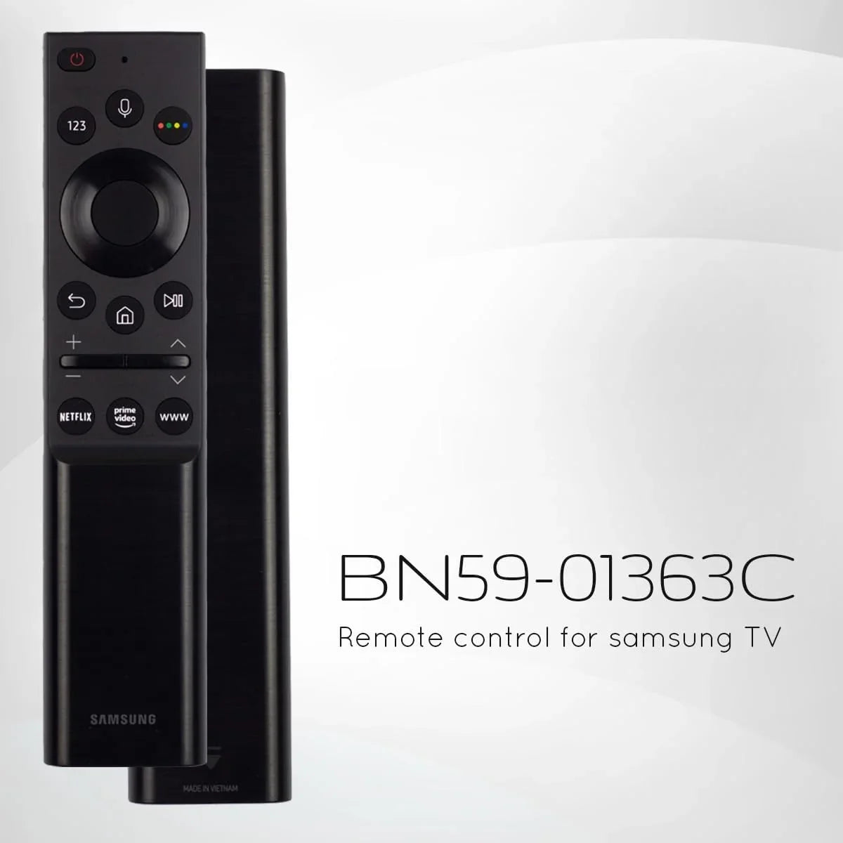 Ceybo 2021 Model BN59-01363C Replacement Remote Control for Samsung Smart TVs Matching with Neo QLED, The Frame and Crystal UHD Series