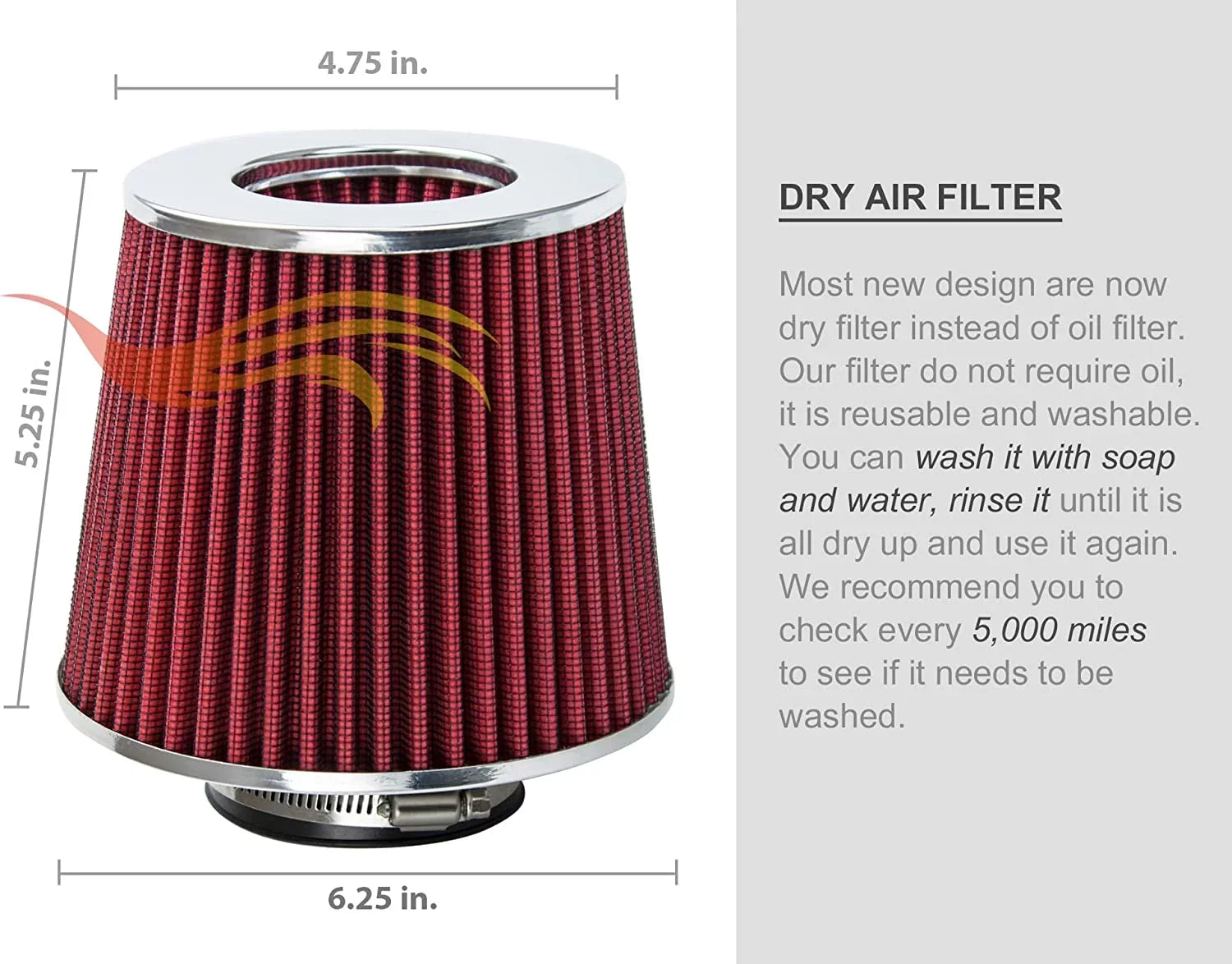 Rtunes Racing Short Ram Air Intake Kit + Filter Combo RED For 05-10 Chevy Cobalt/Chevy Cobalt SS 2.4L L4