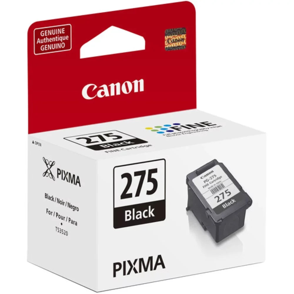 Genuine Original PG-275 Black Ink Cartridge, 2 Pack