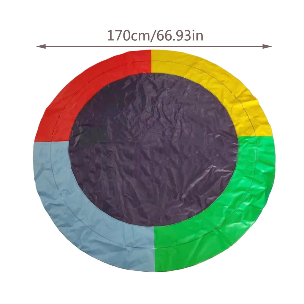 ZiSUGP 170CM Children's Outdoor Two Pipe Splashing Mat Lace Sprinkler Mat Pet Spray Mat Fruit Floats for Pool Adults