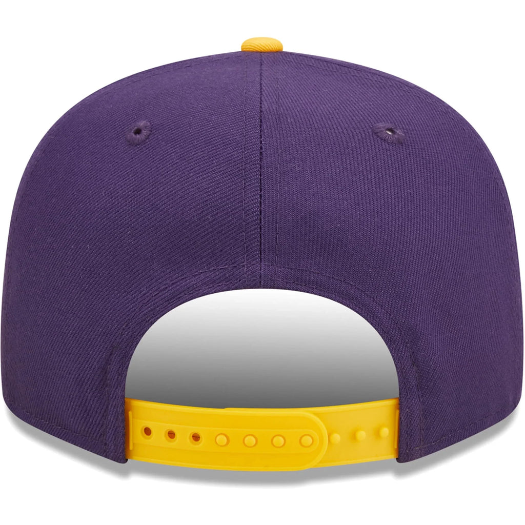 Men's New Era White/Purple LSU Tigers Retro Sport 9FIFTY Snapback Hat - OSFA