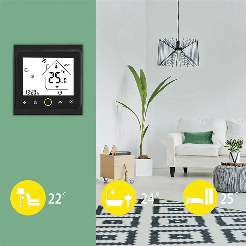 GoolRC Thermostat,5a Suitable With Fitting With / Water / Temperature App / -- Temperature Wi-fi Smart Temperature Boiler Smart Water