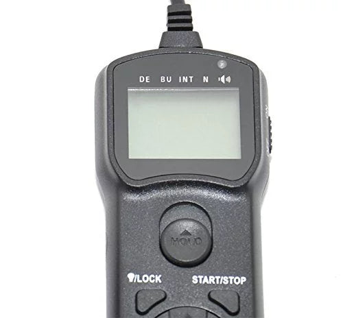 JJC TM-F2 Intervalometer LCD Timer Remote for Sony A7 II III A7R II III IV A7S II III A7M2K A9 A9II RX1R II RX10 RX10 II III RX100II RX100III RX100M4 RX100M5 RX100M5A RX100M6 RX100M7 A3000 A3500 A5000