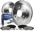 Detroit Axle - Front Brake Kit for Chevy GMC Silverado Sierra Yukon XL Avalanche 1500 Tahoe Cadillac Escalade EXT ESV Disc Brake Rotors Ceramic Brakes Pads : 12" Rotor - [4-Wheel Disc Model]