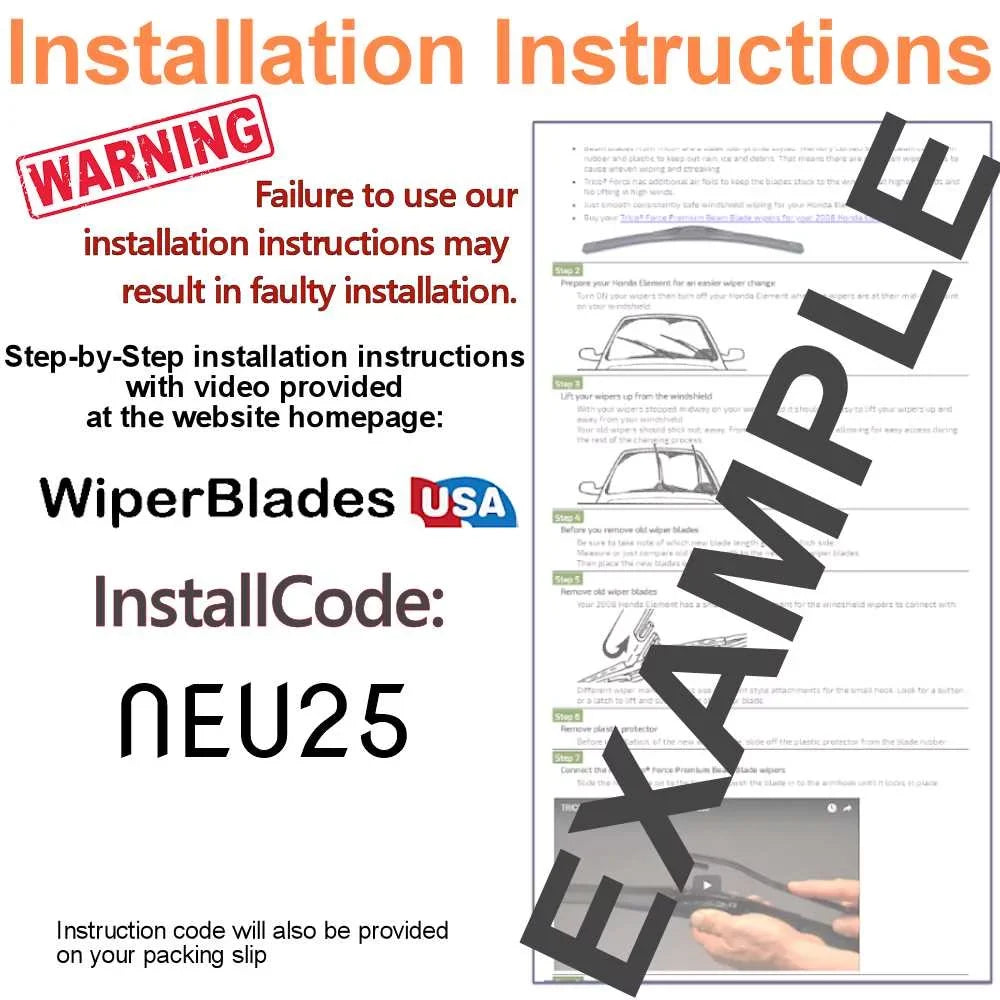 2019 Cadillac XT5 Premium Performance Beam Wipers (Set of 3) w/Rear Wiper