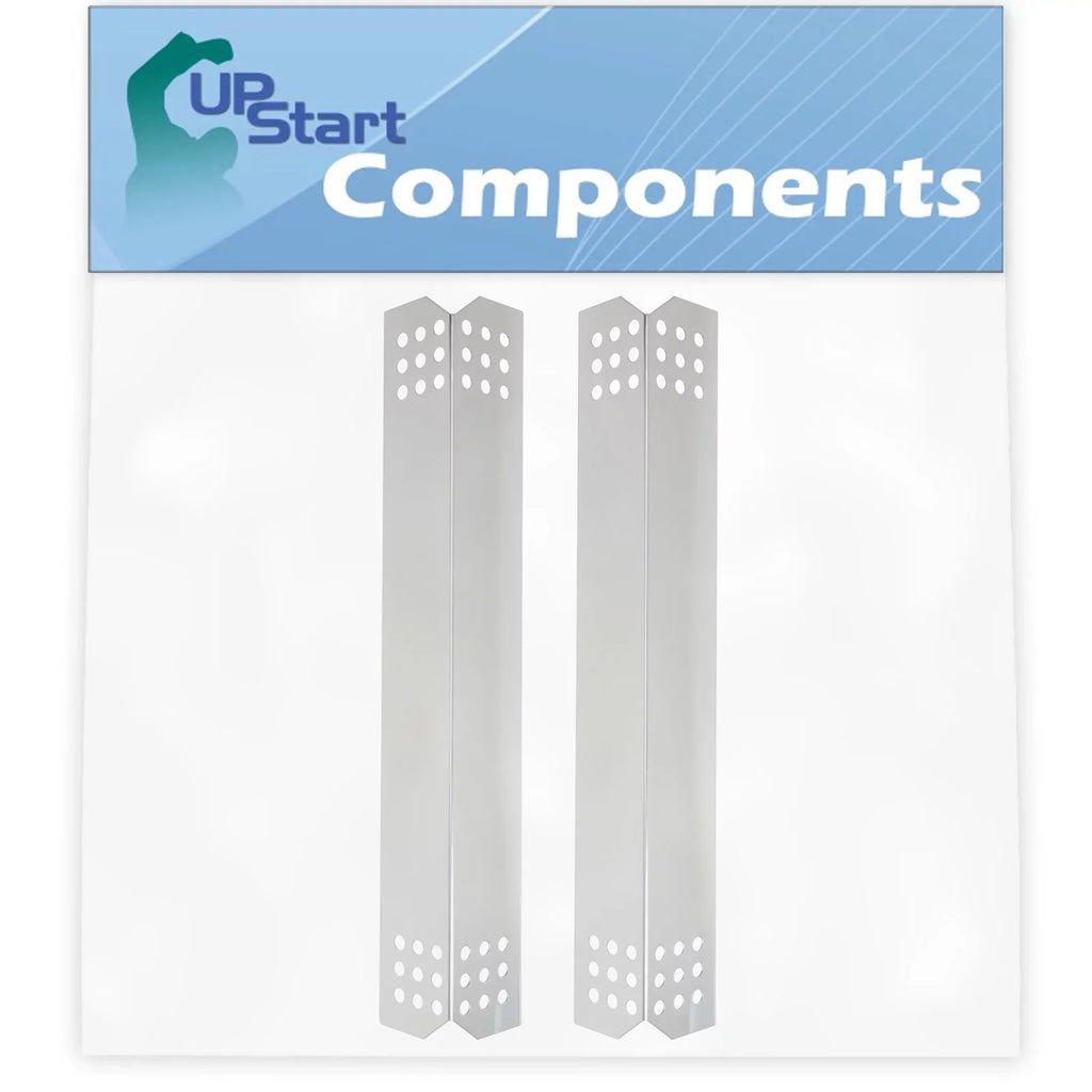 2-Pack BBQ Grill Heat Shield Plate Tent Replacement Parts for Nex 720-0336D - Suitable Barbeque Stainless Steel Flame Tamer, Guard, Deflector, Flavorizer Bar, Vaporizer Bar, Burner Coating 16 1/8"
