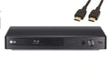 LG BP175 Streaming 1080p FHD Audio Blu-ray Player with Streaming Services, for Holiday Family, with Ethernet Port, HDMI, Remote Control, Black with High Speed 6FT HDMI Cable
