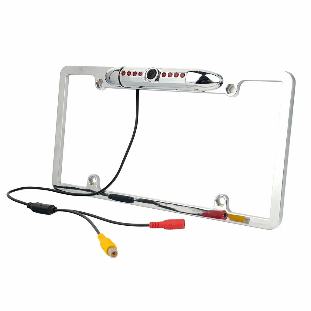 Car 170 License Plate Frame Rearview Reverse Backup Camera Kit Night Vision US