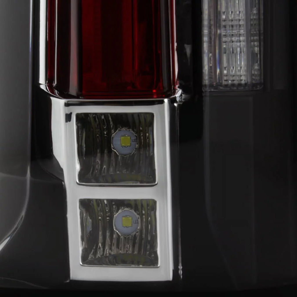 AKKON - For 2007 2008 2009 2010 2011 2012 2013 2014 Cadillac Escalade ESV 2 in 1 LED Tail Lights Set - Black