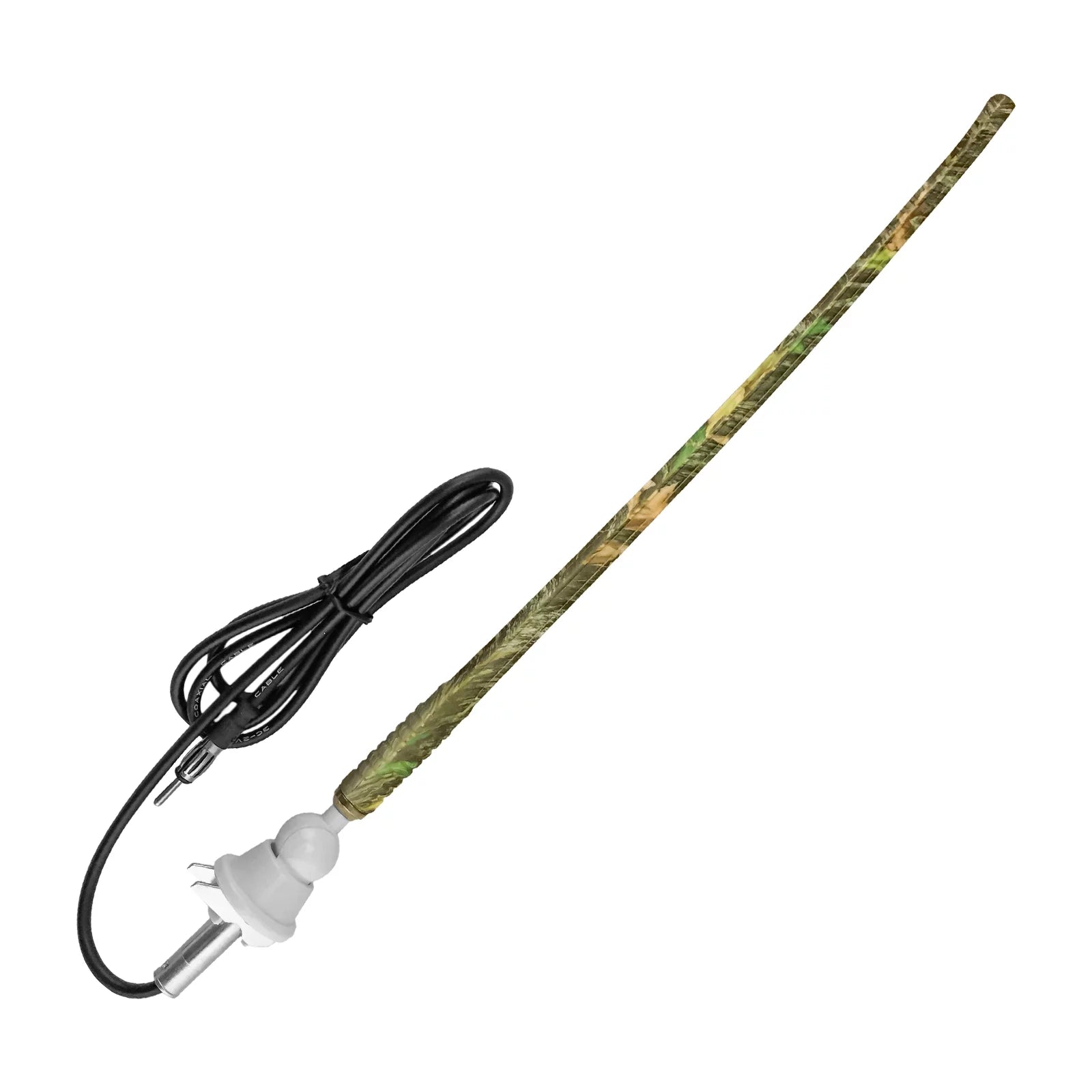 Pyle Marine DIN Bluetooth MP3 USB AUX Camo AM/FM Radio, 6x 6.5" Waterproof Camouflage LED Speakers, Elite Series 4-Channel Amplifier, Stereo Protection Enrock Antenna, 18-G 50 Ft Wire, Amp Install Kit