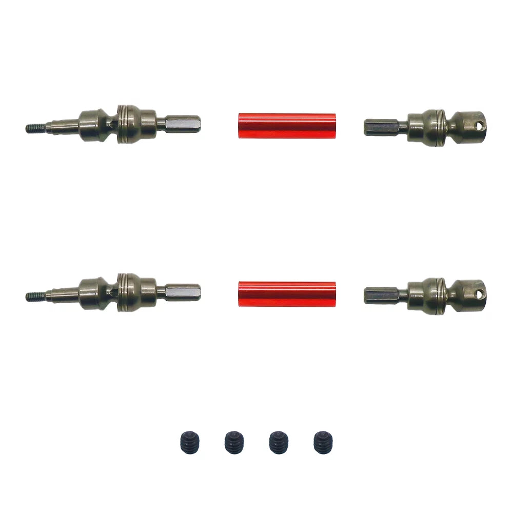 RCAWD ARAC4041 For 1/10 Arrma GRANITE SENTON Vorteks 3S BLX 550 MEGA Drive Shaft Alloy 2pcs