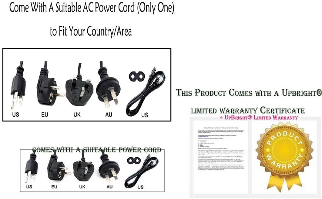 UPBRIGHT Adapter For Lenovo IdeaPad 100 15 100-15IBY 80MJ00CKGE 80MJ00DJUK 80MJ00AEUS 15.6" Notebook Wall Home Power Supply Cord Cable PS Battery Charger