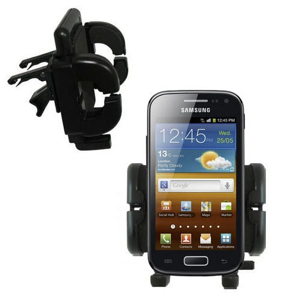 Gomadic Air Vent Clip Based Cradle Holder Car / Auto Mount suitable for the Samsung Galaxy Ace 2 - Lifetime Warranty
